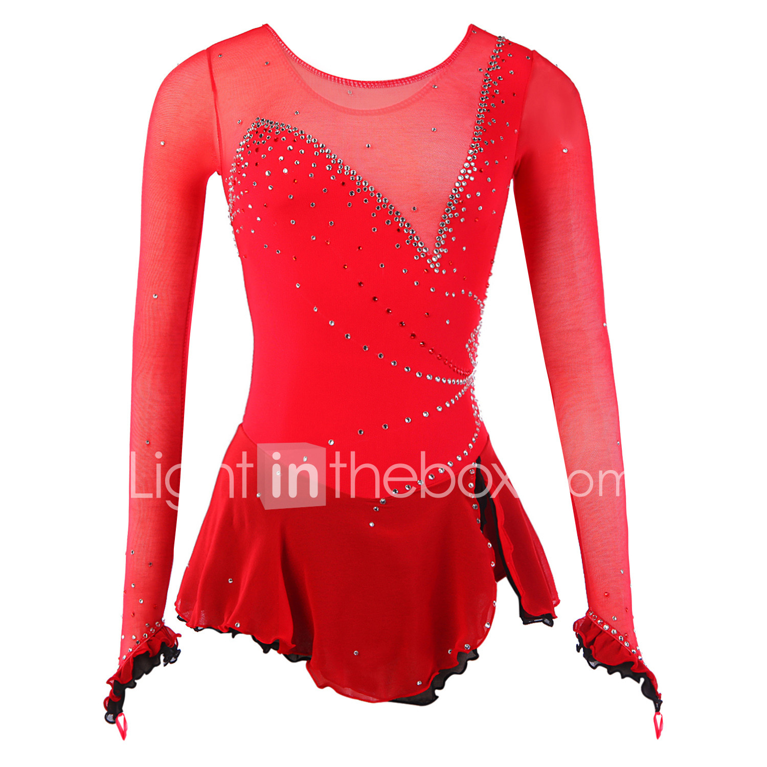 Mondor 600 Long Sleeve Shiny Nylon Figure Skating Dress – PSH Sports