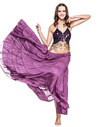 お買い得  -ベリーダンス スカート 女性用 性能 リネン ラッフル ローウエスト スカート / 演出