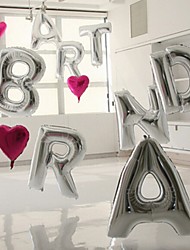 billige -Ballong Polyethylene Bryllupsdekorasjoner Jul / Halloween / Bursdag Strand Tema / Hage Tema / Blomster Tema Vår / Sommer / Høst / Sommerfugl Tema / Klassisk Tema / Eventyr Tema