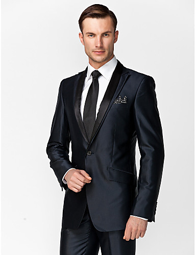 Tuxedos Tailored Fit Standard Fit Collar Slim Notch Peak One-Button ...