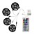 economico Strisce LED-20m (4 * 5m) 5050 rgb 600 leds spie flessibili non impermeabili cc 12 v 600 leds con kit telecomando 44key ir