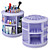 baratos Porta Cosméticos-3 cores Armazenamento de Maquilhagem 1 pcs Outro / 360 Rotating Diário # Clássico Rotação 360° / Plástico Diário Redonda Maquiagem Cosmético Plásticos